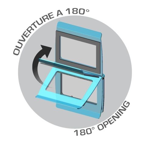NEW : Pivoting Protection Flaps for safety enclosures