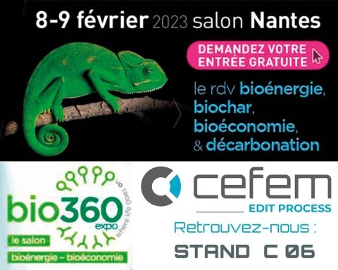EDIT PROCESS from CEFEM Group at Nantes BIO 360 fair