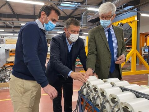 Visite du Préfet sur le site de Saint Michel de Boulogne