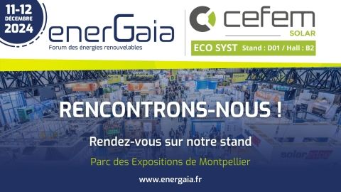 CEFEM SOLAR au FORUM ENERGAïA